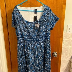 Doctor Who dress from Torrid, size 14, NWT
